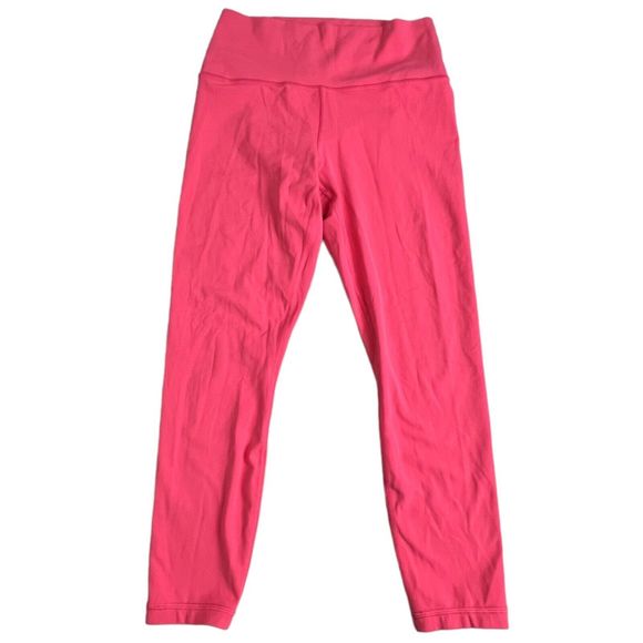 Athleta Womens Pink Mid Rise Transcend 7/8 Tight Medium - Picture 2 of 7